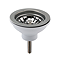 Bower Brushed Nickel 90mm Basket Strainer Kitchen Sink Waste