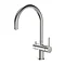 Bower Brushed Stainless Steel C-Spout 3-in-1 Water Purifier Tap (incl. System with Plastic Tank)