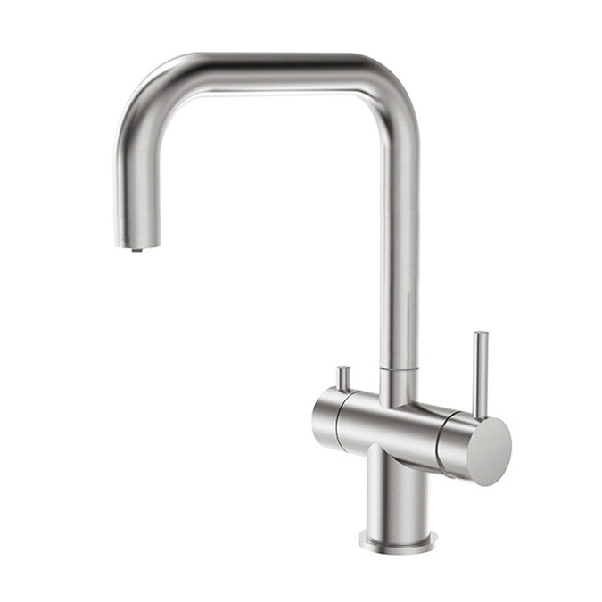 Bower Kitchen Mixer Tap with Swivel Spout & Directional Spray - Brushed Stainless Steel