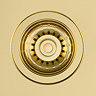 Bower Ceramic 1.0 Bowl Kitchen Sink & Traditional Pull-Out Kitchen Tap - Brushed Brass