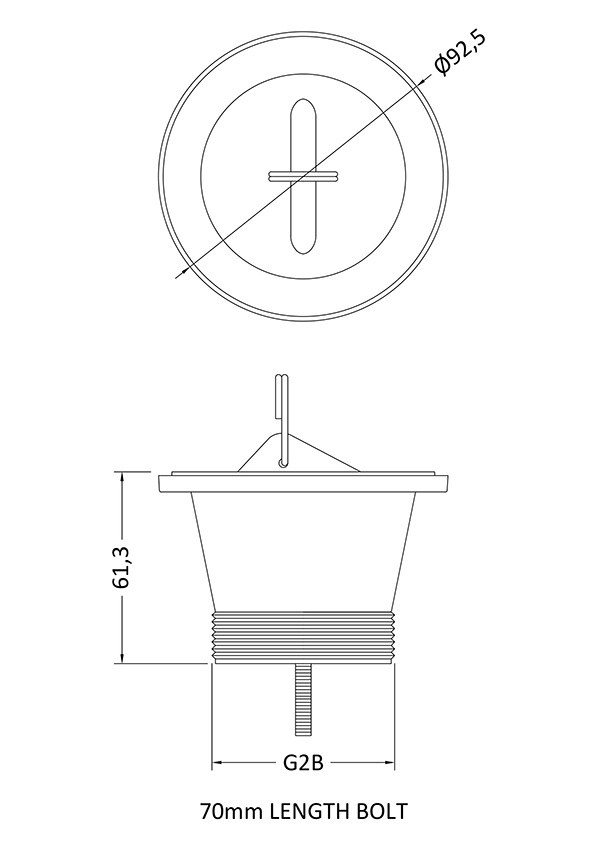 Bower Cleaner Sink Waste & Plug