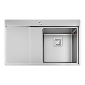 Bower Designer 860 x 520mm Stainless Steel 1.0 Bowl Kitchen Sink