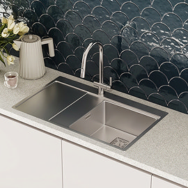 Bower Designer 860 x 520mm Stainless Steel 1.0 Bowl Kitchen Sink