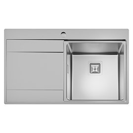 Bower Designer+ 860 x 520mm Stainless Steel 1.0 Bowl Kitchen Sink