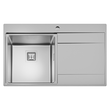 Bower Designer+ 860 x 520mm Stainless Steel 1.0 Bowl Kitchen Sink