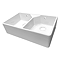 Bower Double Bowl Ceramic Belfast Kitchen Sink + Wastes