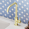 Bower Edmonton Modern Kitchen Mixer Tap - Brushed Brass