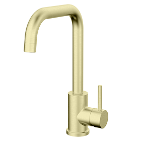 Bower Edmonton Modern Kitchen Mixer Tap - Brushed Brass