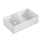 Bower Fireclay Kitchen Bundle - Double Bowl Belfast Sink 795mm, Wastes & Classic Dual Lever Tap - Chrome