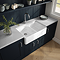 Bower Fireclay Kitchen Bundle - Double Bowl Belfast Sink 795mm, Wastes & Classic Dual Lever Tap - Chrome