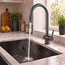 Bower Gunmetal Grey Single Lever Kitchen Tap with Pull Out Spray