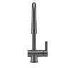 Bower Gunmetal Grey Single Lever Kitchen Tap with Pull Out Spray