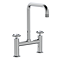 Bower Industrial Kitchen Bridge Sink Mixer Tap - Chrome