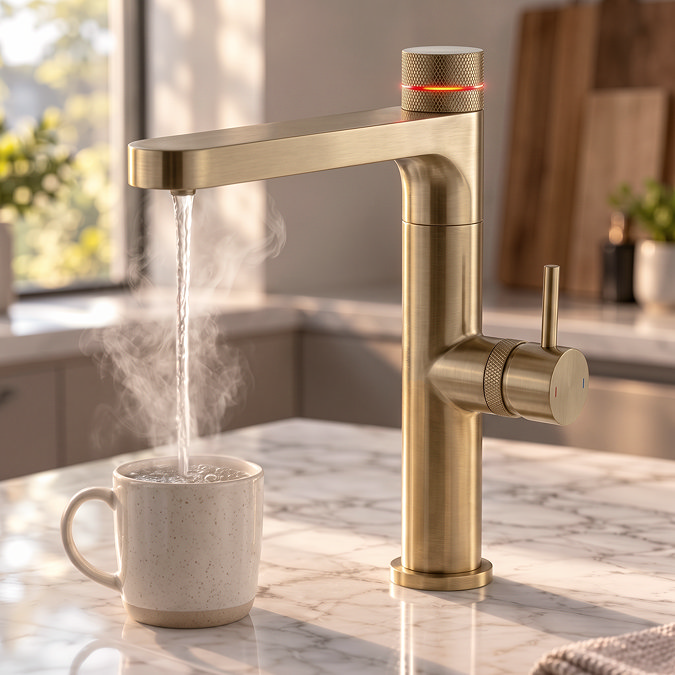 Bower Intelligent Multi-Functional 6-in-1 Tap - Brushed Brass