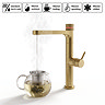 Bower Intelligent Multi-Functional 6-in-1 Tap - Brushed Brass