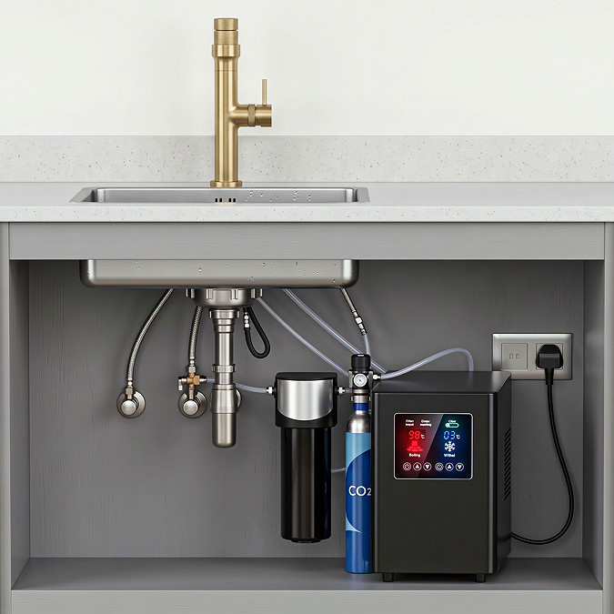 Bower Intelligent Multi-Functional 6-in-1 Tap - Brushed Brass