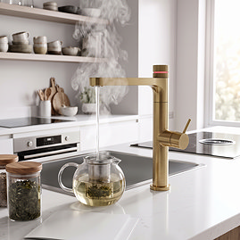 Bower Intelligent Multi-Functional 6-in-1 Tap - Brushed Brass