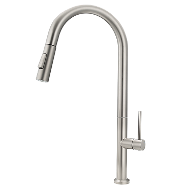 Bower Kitchen Sink Mixer with Pull-Out Hose and Spray Head - Brushed Stainless Steel