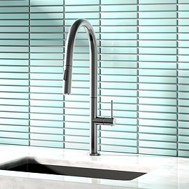 Bower Kitchen Sink Mixer with Pull-Out Hose and Spray Head - Chrome