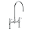 Bower Lever Deck Mounted Sink Mixer - Chrome