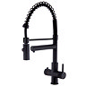 Bower Madrid Directional Spray Instant Boiling Water Lever Tap - Matt Black with Boiler & Filter