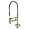 Bower Madrid Directional Spray Instant Boiling Water Tap - Brushed Brass with Boiler & Filter