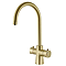 Bower Madrid Instant Boiling Water Tap - Brushed Brass with Boiler & Filter Large Image
