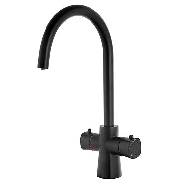 Bower Madrid Instant Boiling Water Tap - Matt Black with Boiler & Filter  Feature Large Image