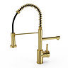 Bower Multiuse 3-in-1 Instant Boiling Water Tap - Brushed Brass with Boiler & Filter Large Image