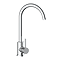 Bower Ontario C-Spout Single Lever Kitchen Sink Mixer - Polished Stainless Steel