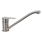 Bower Alberta Single Lever Kitchen Sink Mixer Tap with Swivel Spout Brushed Stainless Steel