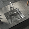 Bower Stainless Steel Basket Strainer Kitchen Sink Waste and Overflow