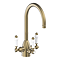 Bower Traditional Antique Brass 3-in-1 Water Purifier Tap (incl. System with Plastic Tank)