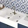 Bower Traditional Antique Brass Kitchen Tap with Undersink Water Purifier - Filtered Cold Water