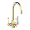 Bower Traditional Brushed Brass 3-in-1 Water Purifier Tap with BMB NOVA PRO Water Filtration System