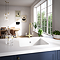 Bower Traditional Brushed Brass Kitchen Tap with Undersink Water Purifier - Filtered Cold Water