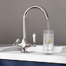 Bower Traditional Chrome Kitchen Tap with Undersink Water Purifier - Filtered Cold Water