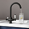 Bower Traditional Matt Black Kitchen Tap with Undersink Water Purifier - Filtered Cold Water