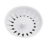 Bower Universal Kitchen Sink Basket Strainer Waste White