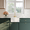Bower White Ceramic Belfast Kitchen Sink 460 x 380 x 205mm