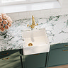 Bower White Ceramic Belfast Kitchen Sink 460 x 380 x 205mm