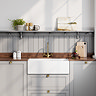 Bower White Ceramic Belfast Kitchen Sink 795 x 460 x 245mm