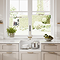 Bower White Ceramic Belfast Sink with Central Waste 595 x 450 x 220mm
