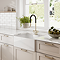 Bower White Ceramic Belfast Sink with Central Waste & Tap Ledge 595 x 450 x 220mm