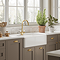 Bower White Ceramic Belfast Sink with Tap Ledge 795 x 500 x 220mm