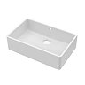 Bower White Ceramic Belfast Sink with Overflow 795 x 500 x 220mm