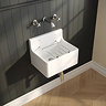 Bower White Ceramic Cleaner Sink with Grid 455 x 362 x 396mm