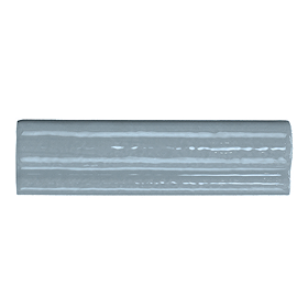 Bramley Rustic Blue Gloss Border Tile – 50 x 150mm