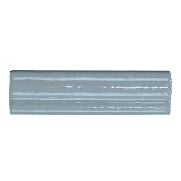 Bramley Rustic Blue Gloss Border Tile – 50 x 150mm