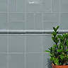 Bramley Rustic Blue Gloss Wall Tiles - 150 x 150mm